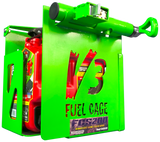 FCS200-2.5 Gal. Fuel Cage Lockable Gas Can Rack for Open and Enclosed Trailers - A.R.T. Landscape Tools