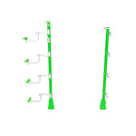 XC104-Xtreme Pro Series Four Position Trimmer Rack for Open/Enclosed Trailers
