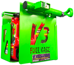 FCS200-2.5 Gal. Fuel Cage Lockable Gas Can Rack for Open and Enclosed Trailers - A.R.T. Landscape Tools